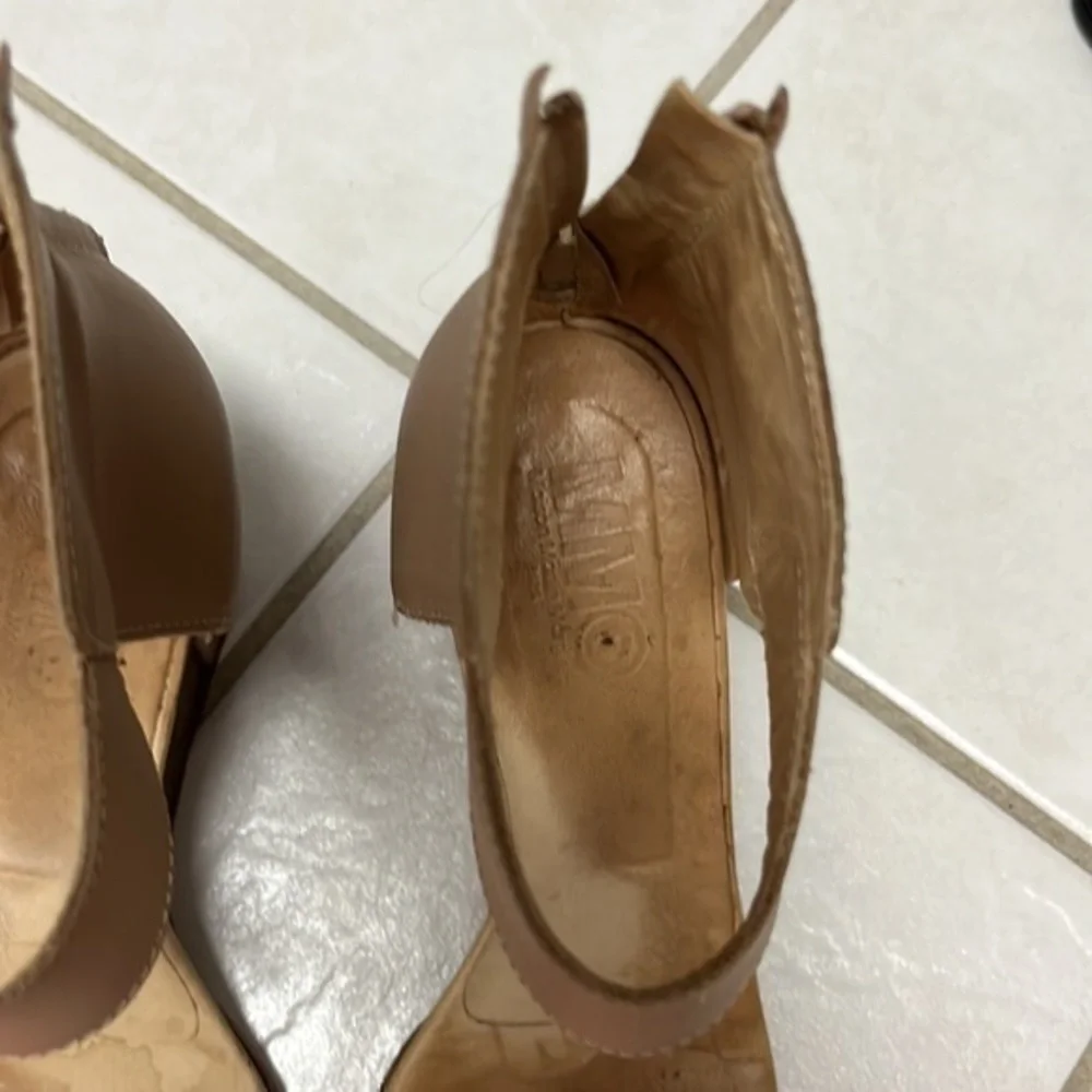 Maison Martin Margiela MM6 Paris pink wedge heels
